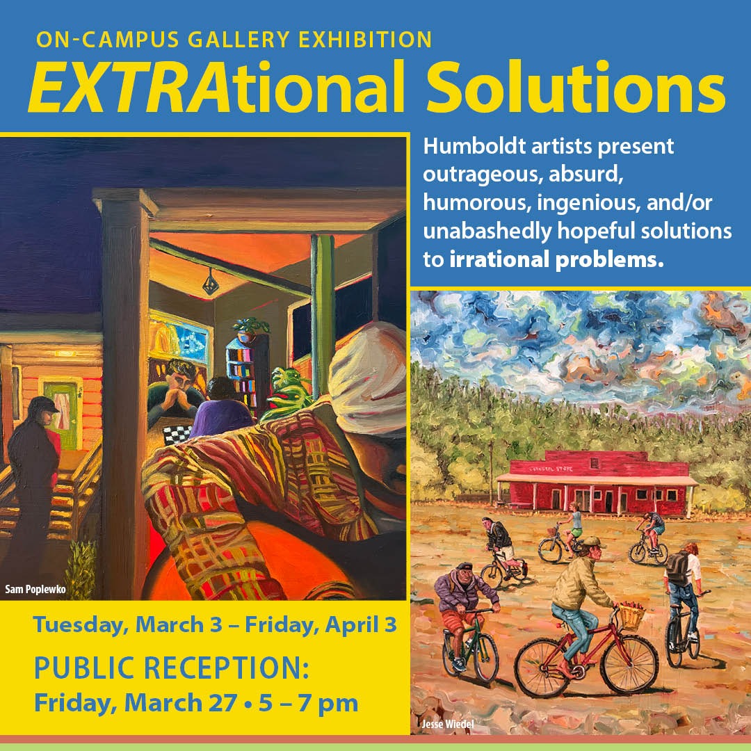 Collage of three different works by various artists