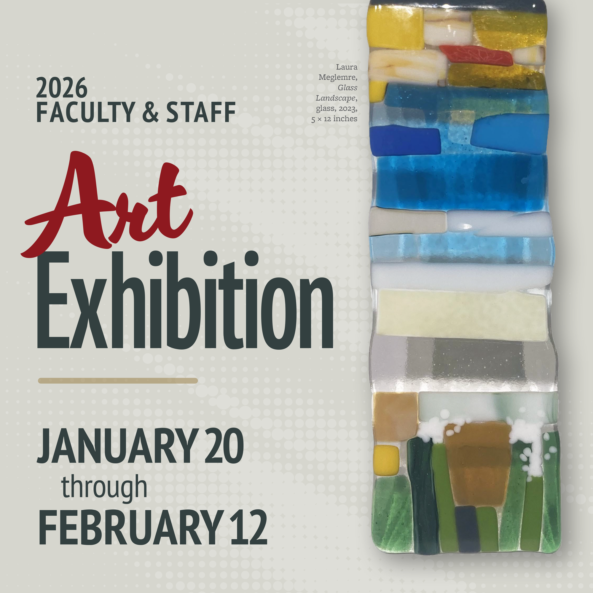 glass and tiles pressed into mold